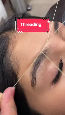 Threading time #foryourpage #foryoupage #foryou #threadingtutorial #browsonfleek 