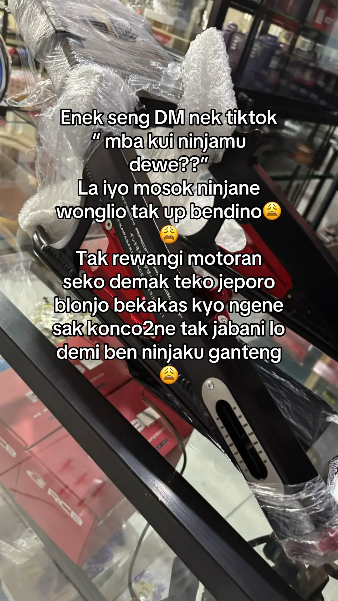 Pokoe nek wong wedok gowo ninja mesti dibatin wonglio “lah paling ninja nyileh “lah paling ninjane pacare😂..wlpun seng gwo mbokde2😂#ninja #ninjass #fyppppppppppppppppppppppp 