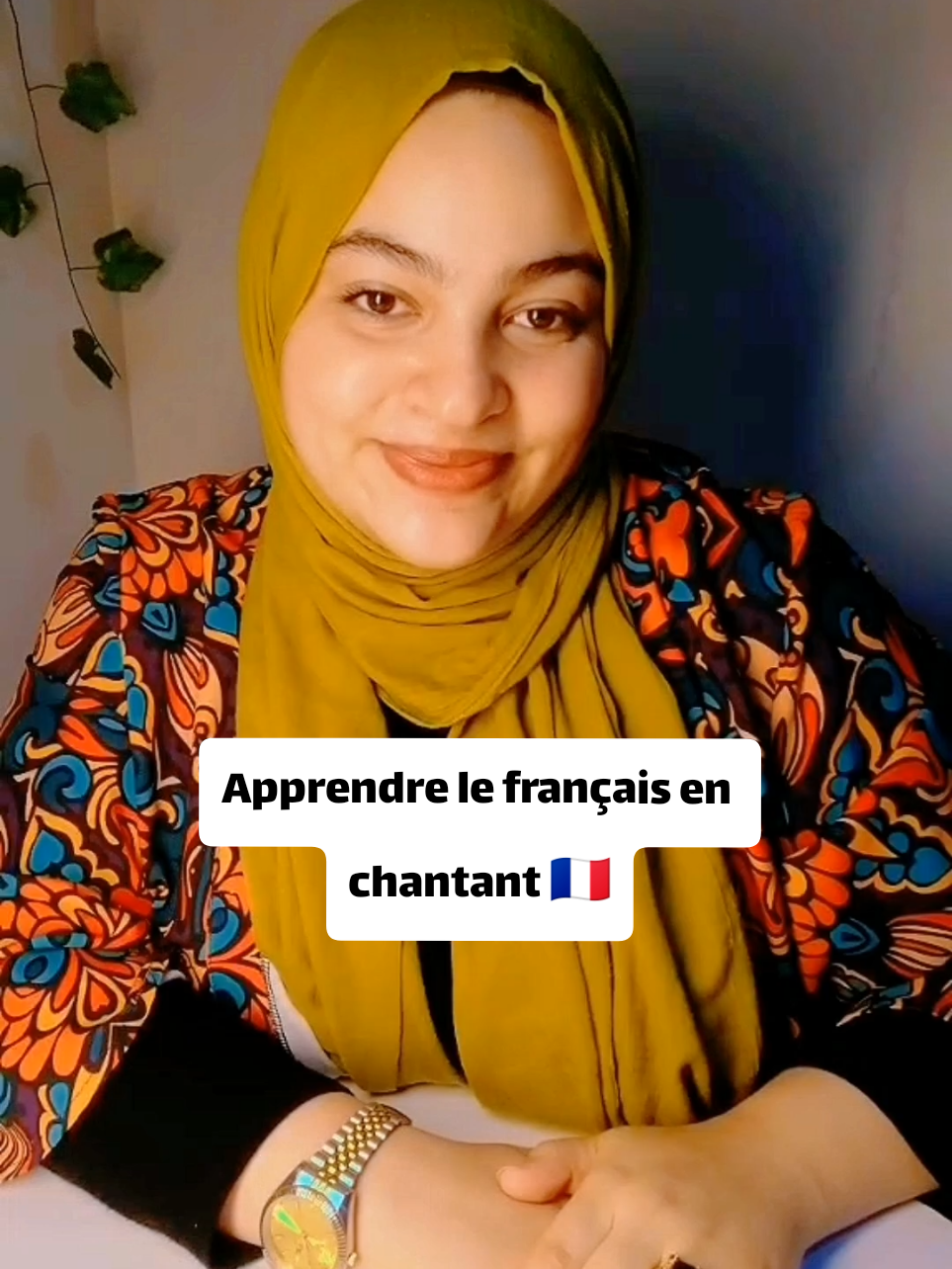 Apprendre le français en chantant 🇨🇵. . #mademoiselle_french #apprendrelefrancais# #frenchsong#chants #FrançaisFacile 