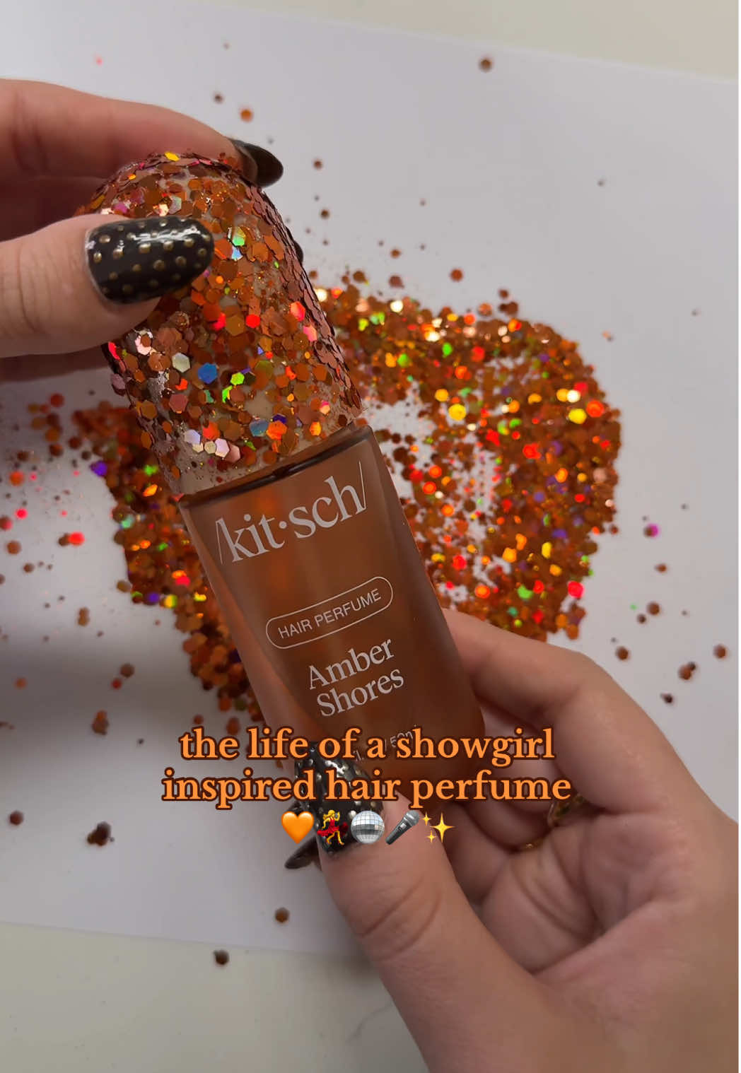 happy life of a showgirl day to all who celebrate 🫶 we’re celebrating by dressing up our favorite hair perfume ✨ #thelifeofashowgirl #taylorswift #hairperfume #foryoupage #trending @Megan 