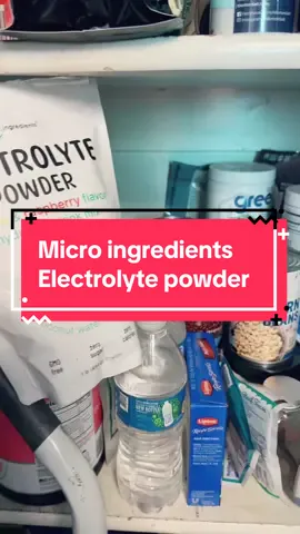 Stay hydrated with Micro ingredients electrolyte powder. Zero sugar and so good