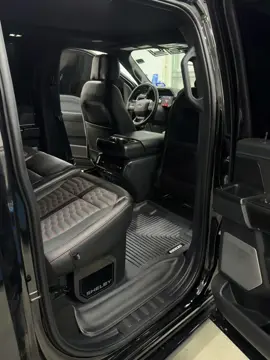 Customer drove 2+ hours for this system and it came out insane. We rebuilt the factory Ford B&O System with Focal K2 front and rear speakers, full door sound treatment, and everything mounted clean on our amp rack designed specifically for this truck. Power comes from Audio Dynamics amps with a HiFi DSP for full control. Substage is (4) AD Master Series 10’s on an X3K.1. The custom enclosure with Shelby accents ties it all together and matches the truck perfectly. Properly installed, tuned, and one of our cleanest Shelby builds to date. — #cbcustoms #shelbysupersnake #customtruckaudio #caraudioinstall #focalk2      