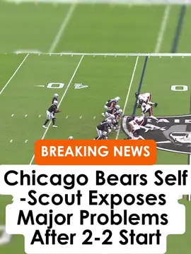The Bears’ self-scout just exposed why this team is struggling despite a 2-2 start 🐻⬇️#NFLNews #nflupdates #chicagobears 