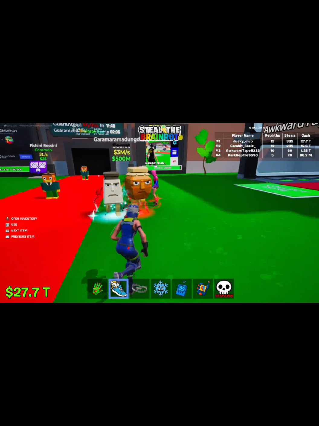 #fortnite#fyp#stealthebrainrot#viral#lucky garama in public server