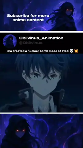 Bro created a nuclear bomb made of steel 💀💥 || Anime Title:The World's Finest Assassin Gets Reincarnated In Another World As An Aristocrat #animereels #anime #animeshorts #short #animeaction       