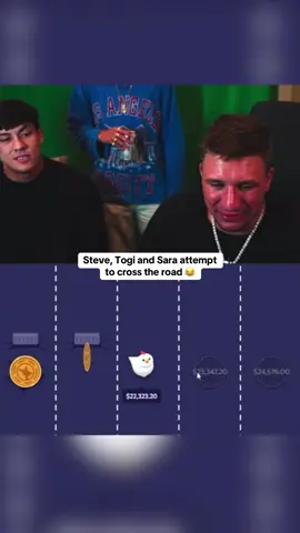 Steve, Togi and Sara attempt to cross the road 😂 #kickstreaming #togi 