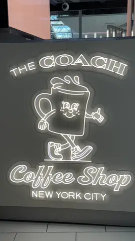 #coachretailemployee the new Coach Coffee Shop is now open at the The Mills at Jersey Gardens! #coachny #coachbag #handbagtiktok #fypシ 