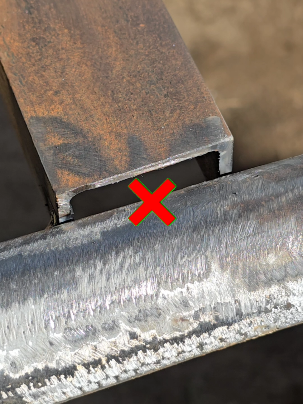 Beginners should know this!!! The technique for welding UNP iron to iron pipes to produce good welds #welding #welder #weldernation #weldinglife #welderfeels 