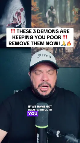 These 3 demons are keeping you poor - Remove them now!🙏🔥 #prayerworks #christiantok #christiantiktok #praying #prayer 