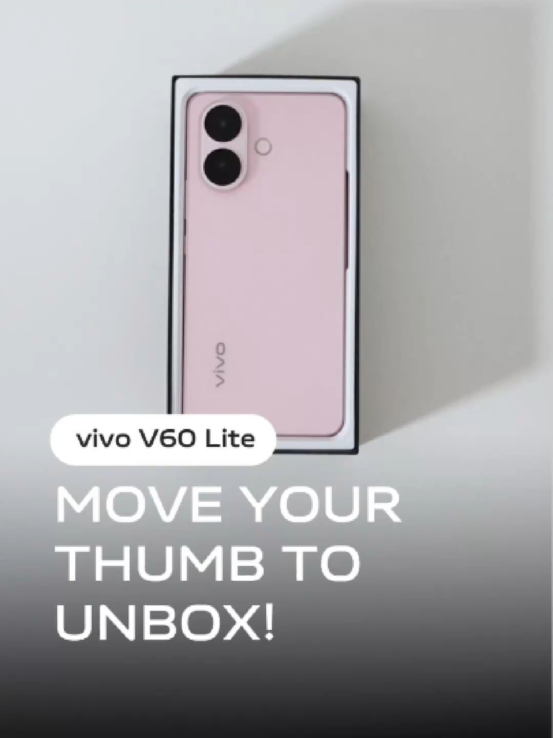 Move your thumb with the beat… ✌️🎶  and tadaa 🎁 unbox the vivo V60 Lite! 🚀 Launching soon—don’t blink, don’t miss it! 👀✨  #vivoV60Lite #NonStopFun #FunToTheMax #Unboxing #vivoMalaysia