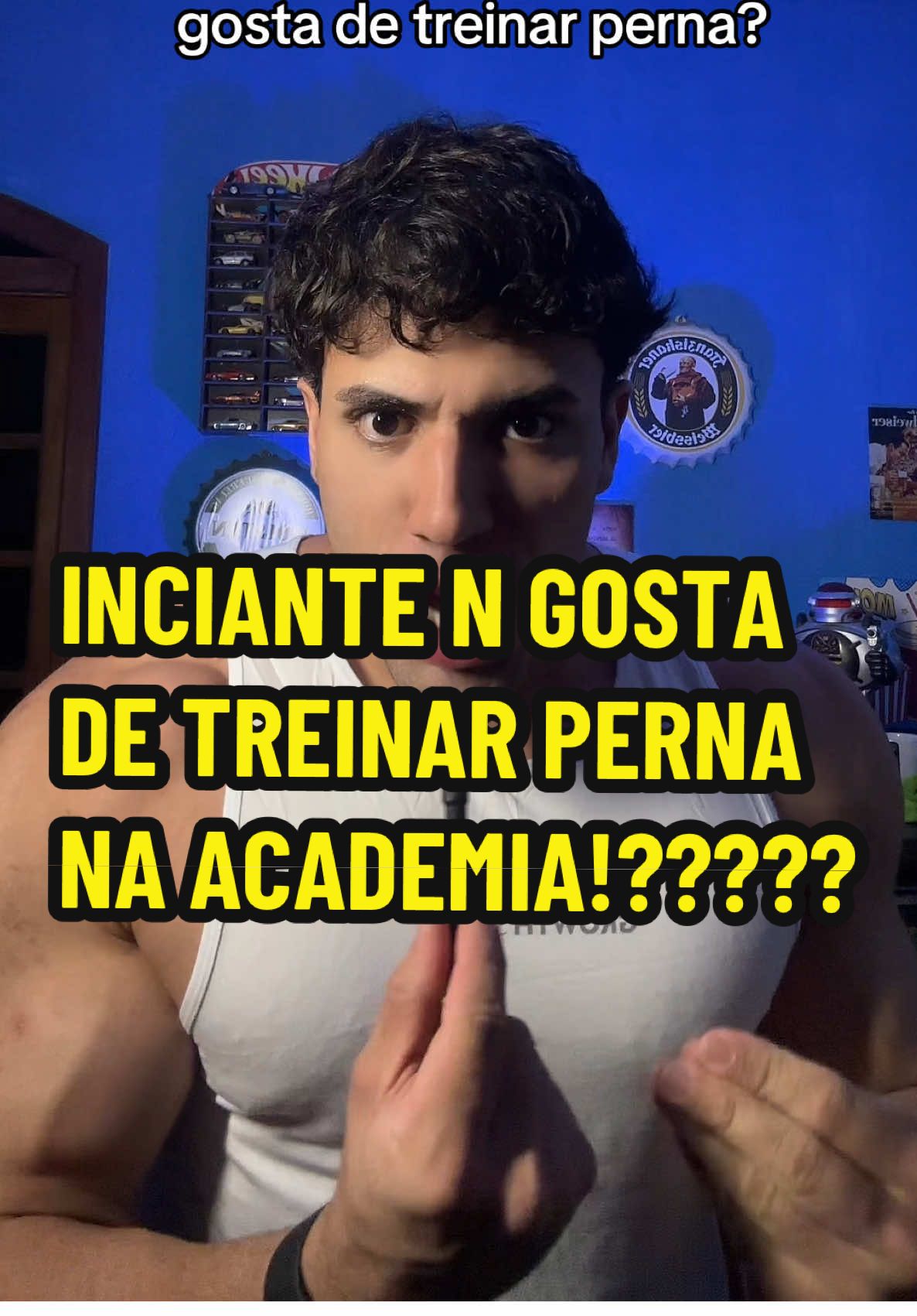 Cupom Growth? “PETH”! 💙🔥 #academia #GymTok #ratodeacademia #musculação #maromba #treino #shape #hipertrofia #fyp 