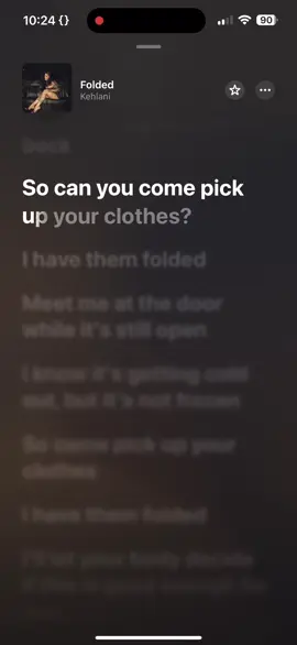 #folded #kehlani #lyrics #fyp #lipsync   