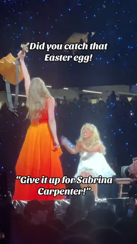 When Sabrina performed with TS in New Orleans at the #erastour, was she hinting at the duet?! Watch to the end and hear the TS audio from the end of TLOAS #sabrinacarpenter #LifeOfAShowgirl #TSTheLifeOfAShowgirl #TheLifeOfAShowgirl @Taylor Swift | The Eras Tour @Taylor Nation @taylorswiftfanpage @swiftiesforeternity 
