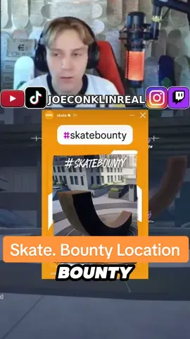 @skate bounty location! Find it! Skate it! Share it! Tag @skate and use the hashtag #skatebounty for a chance to get featured!  Follow me @joeconklinreal for more @skate news and videos! Check out the Live Streams @joeconklinreal across platforms✅ Add me on EA so we can play together! #skate #skate4 #videogames #joeconklinreal 