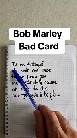 Bob Marley  Bad Card  #bobmarley #badcard #traductionfrançaise #reggae #legend 
