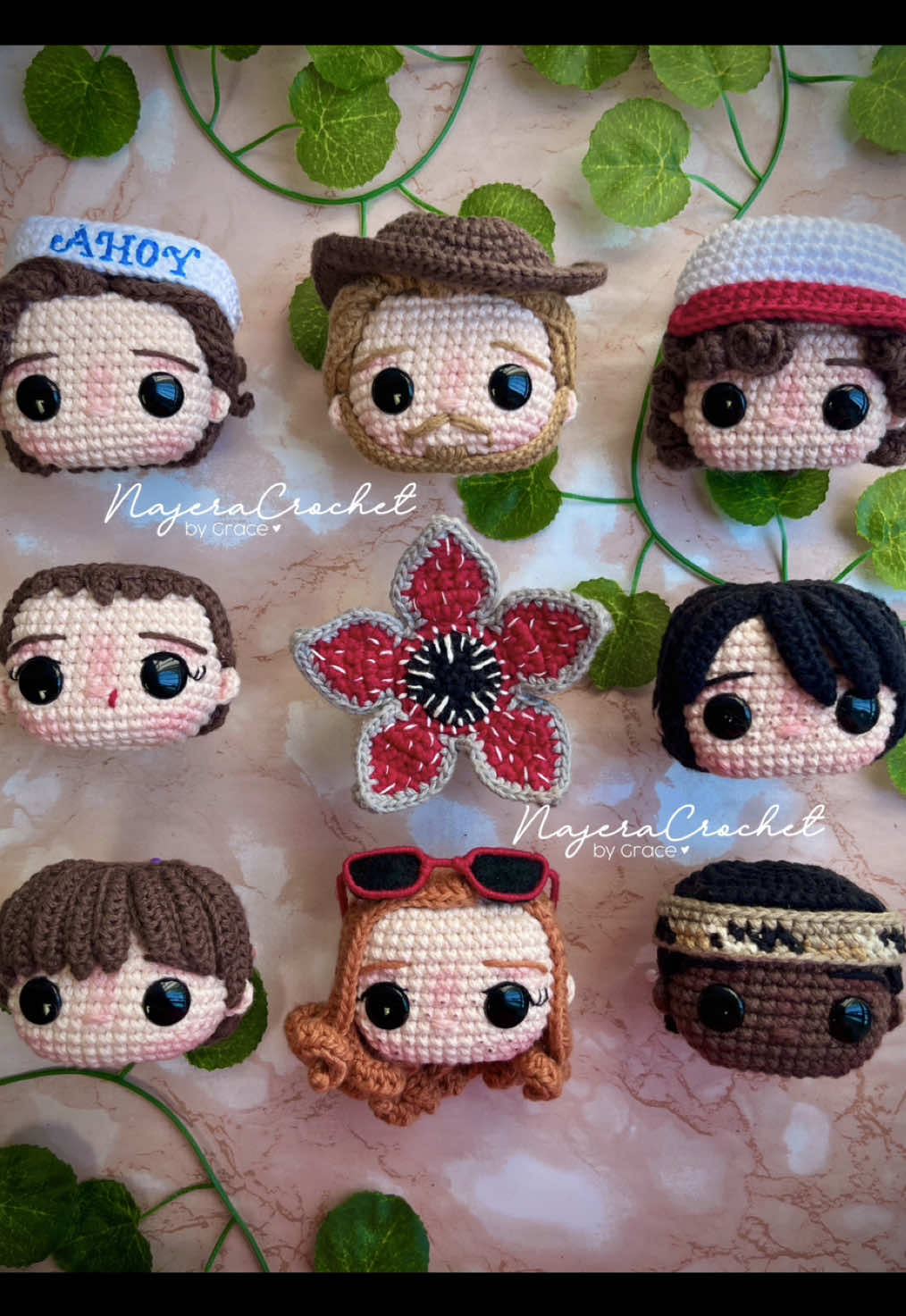 Stranger Things 📻🌌 | Patrón Digital by Najera Crochet Preventa disponible en mi web  🍊 www.najeracrochet-bygrace.com #crochet #amigurumi #strangerthings 
