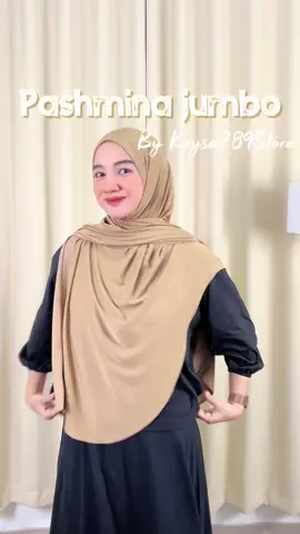 Cocok banget buat yang suka pake hijab syari, bisa di styling sesuai gaya kamu, bahannya super jumbo dan adem banget #pashminajumbo #pashminajersey #pashmina #pashminaoval #pashminamurah 