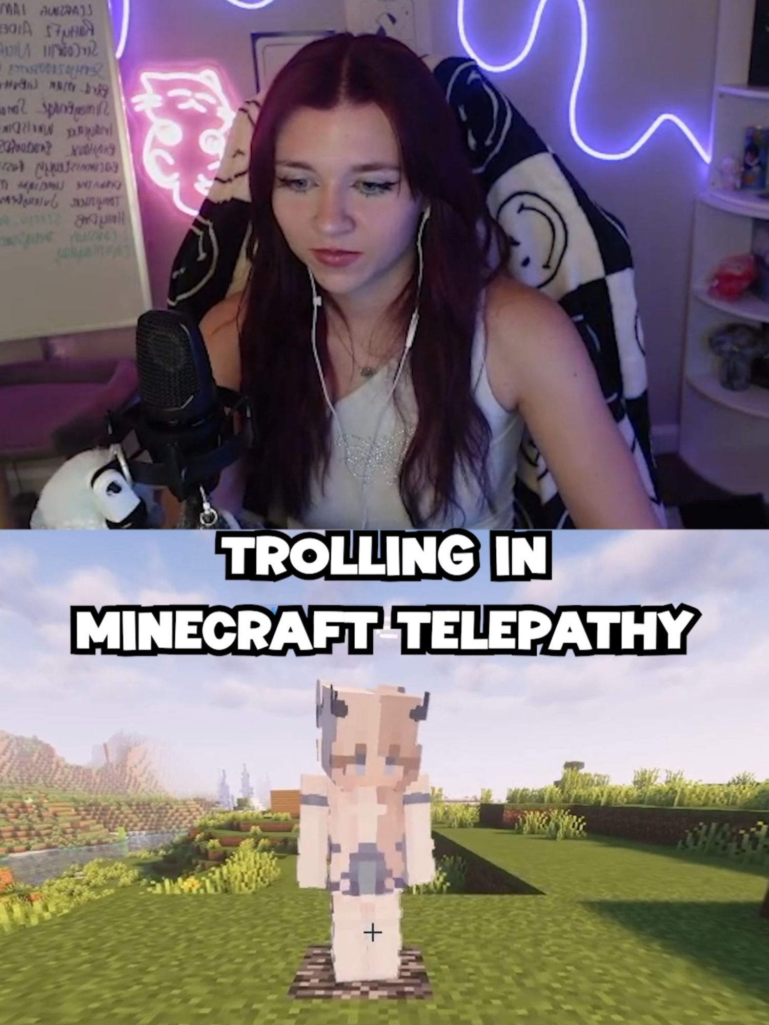 Trolling in Minecraft Telepathy @weeetch #Minecraft #minecrafttelepathy