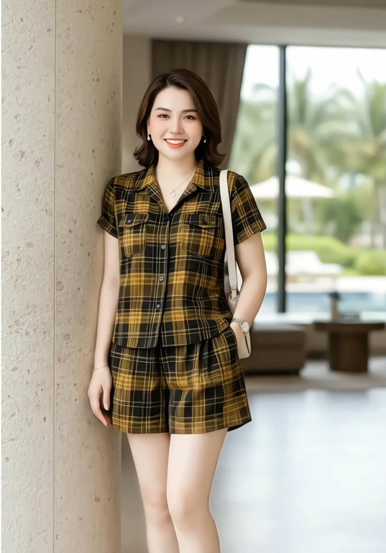 Set bộ caro phong cách thời trang trung niên #dobotrungnien #Thoitrangtrungnien #thoitrangbigsize #MacDepMoiNgay #xuhuong @Nguyễn Thị Yênnn  @Nguyễn Thị Yênnn 