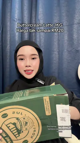 Lepasni rasa nak minum buttercream latte terus bancuh je 😍