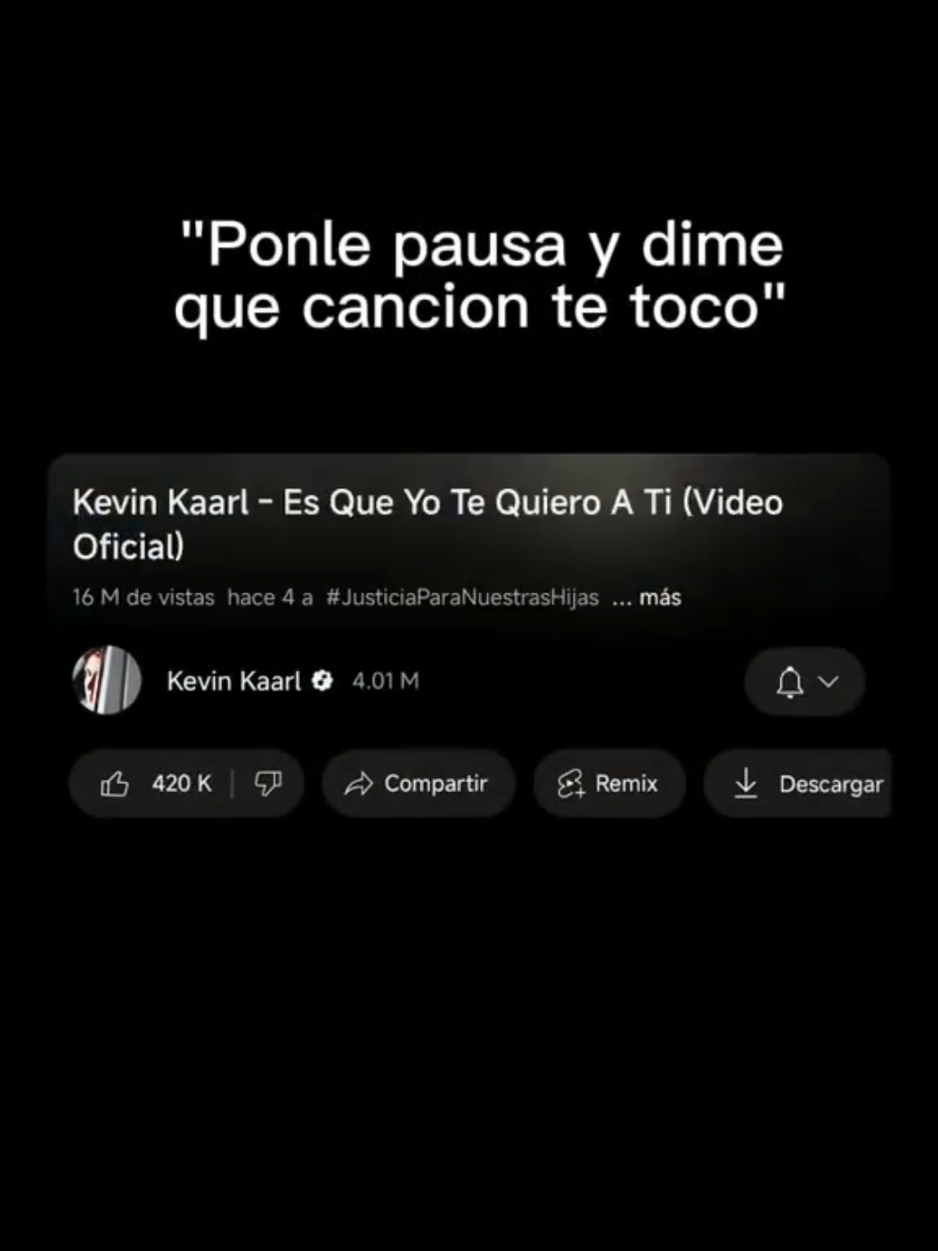 Escuche una música a eso del año 2023 me gusto, lo escuchaba como cualquier otra música, pero para el año 2025 me atrapo su letra como si sus músicas cantaran mi vida y escucharlo antes solo me daba recuerdos y ansiedad. Ahora en la actualidad ya me gustan escucharlas con gusto y espero que a las personas con las que estan a mi alrededor les guste al menos una. Ahora solo espero poder disfrutar la música #nomeculpesporsentir  #kevinkaarl #sientotantoaqui #esqueyotequieroati #ansiedad