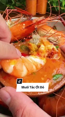 Hải sản mà chấm với sốt chấm muối tắc ớt đỏ ta nói nó đã gì đâu #sotchammuoitacotdo #muoitacotdo #muoiotdo #khatrainghiem 