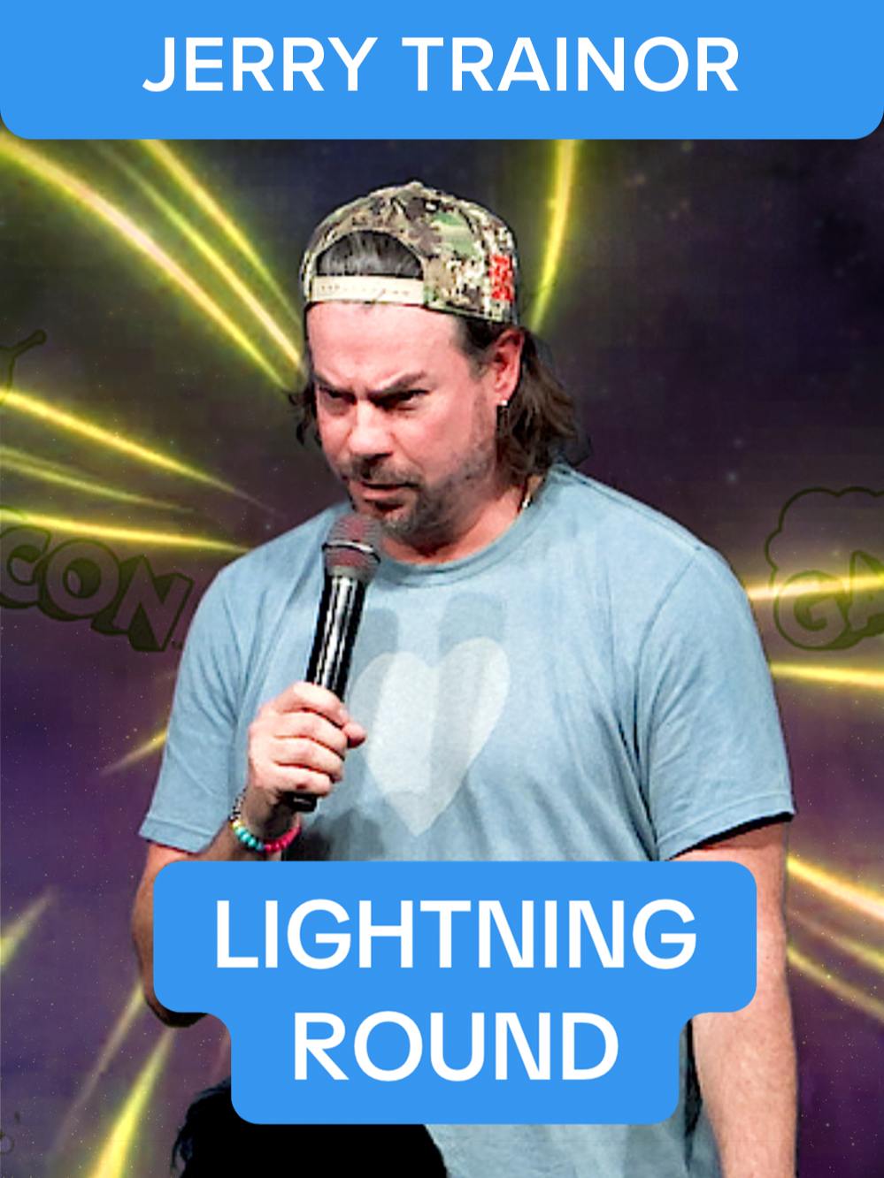 jerry makes sure he answers every single question lol #jerrytrainor #icarly #drakeandjosh #crazysteve #galaxycon