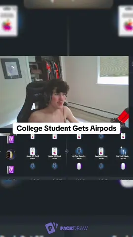 College Student Gets Airpods