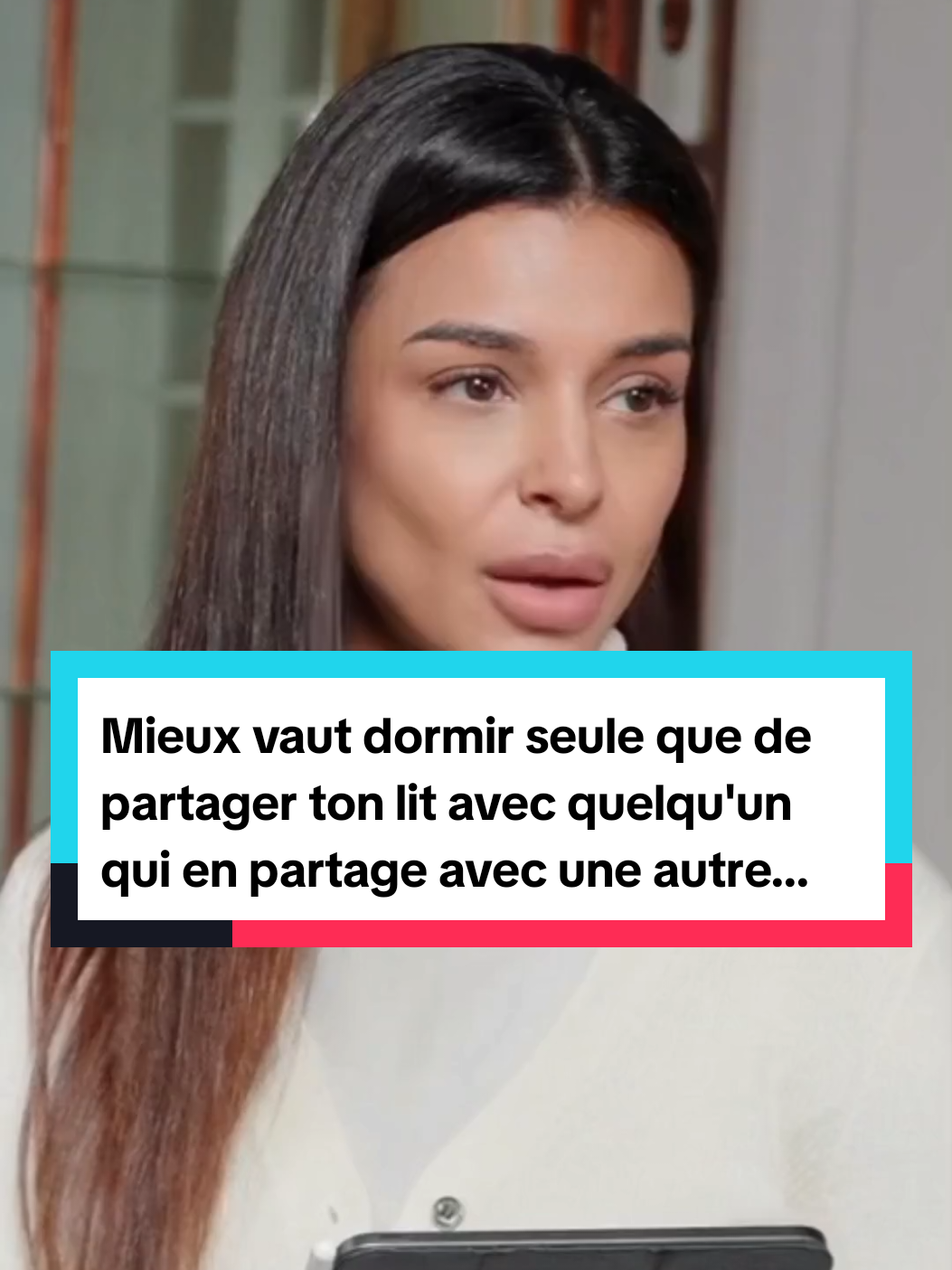Mieux vaut dormir seule que de partager ton lit avec quelqu'un qui en partage avec une autre personne.  #conseils #relation  #amour #couple #pourtoi 