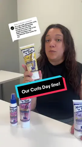 Replying to @Brook if you have curls of and kind, try our Curls Day line of after shower hair care products! #fyp #familyowned #haircare #curlcare #curlsfordays 