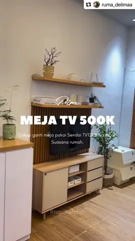 siapa sangka meja tv se cakep ini 500ribuan?😍 yaps, Sendai TV121👏🏻 #pira #mejatv #mejatvminimalis 