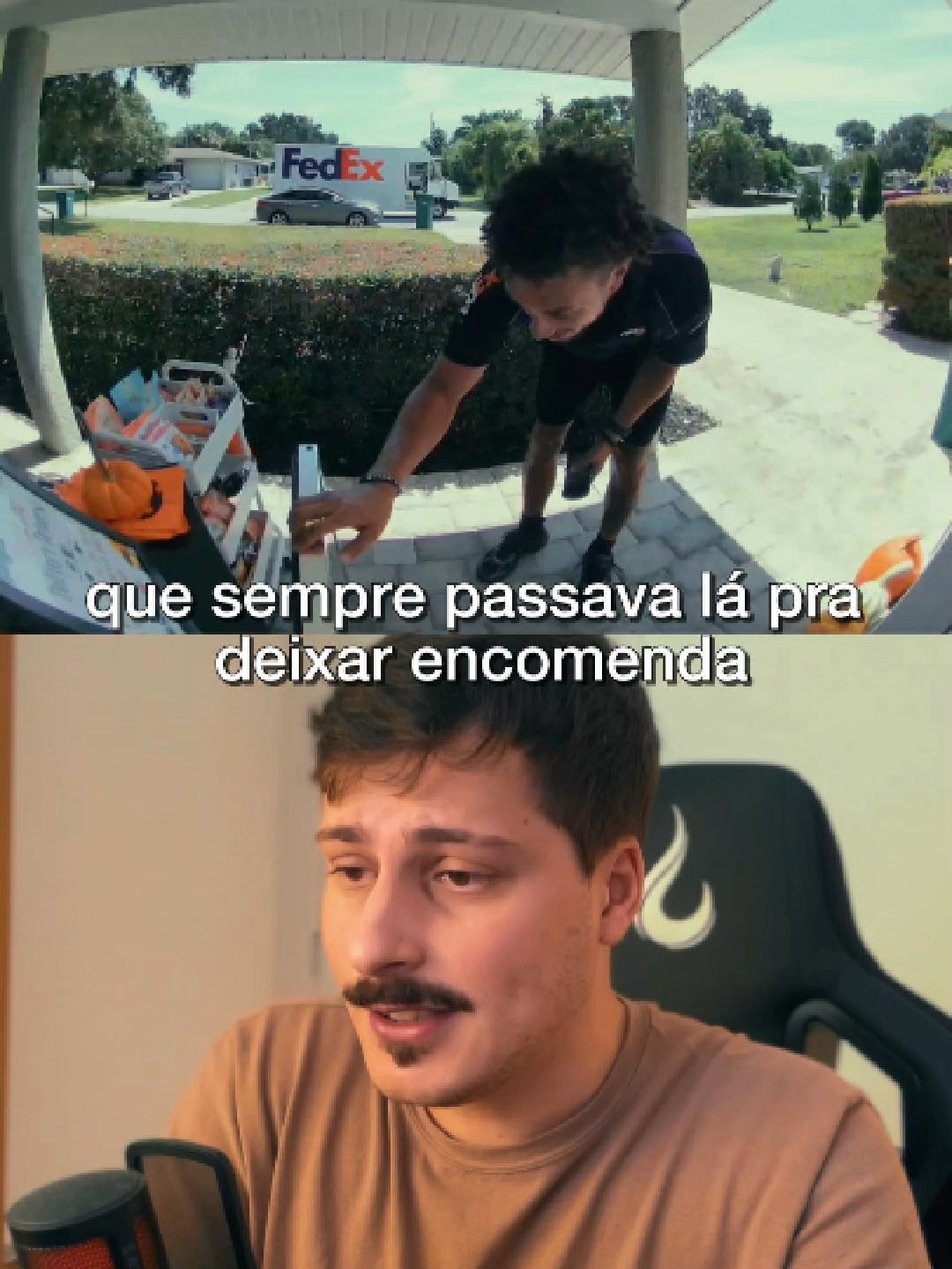 Fizeram uma surpresa pro entregador favorito