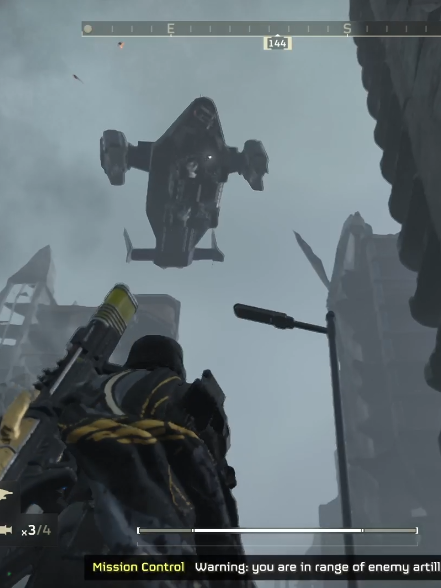 Pelican I was dangling my Humvee over my head like a dang dog treat. #helldivers #helldivers2 #odst #odstdiver 