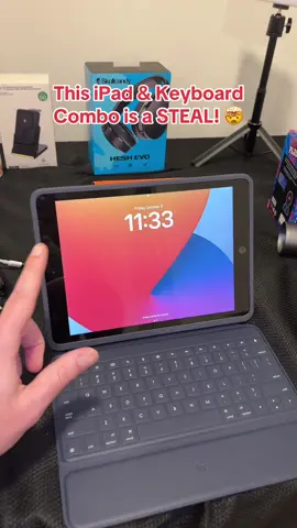 Perfect for students & work! Get a refurbished iPad 8 WITH a Logitech keyboard. #iPadDeal #RefurbishedTech #StudentEssentials #WorkFromHome #tiktokshopdealsforyoudays 