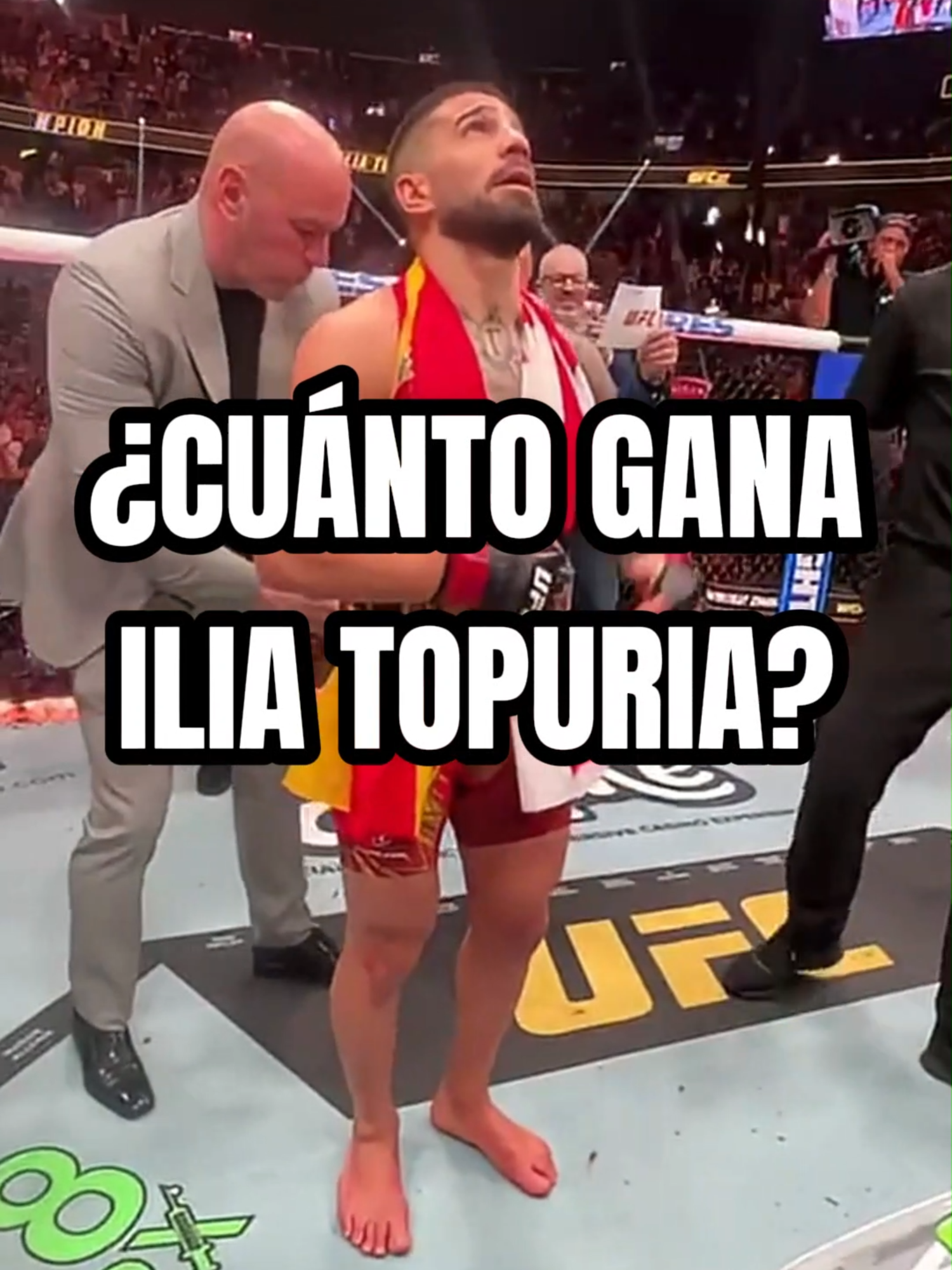 LA FORTUNA QUE HA GANADO TOPURIA EN LA UFC 🥊💰 #curiosidades #ufc #topuria #iliatopuria #dinero #money #deportes #deporte #mma #shorts #ufc317 #fyp