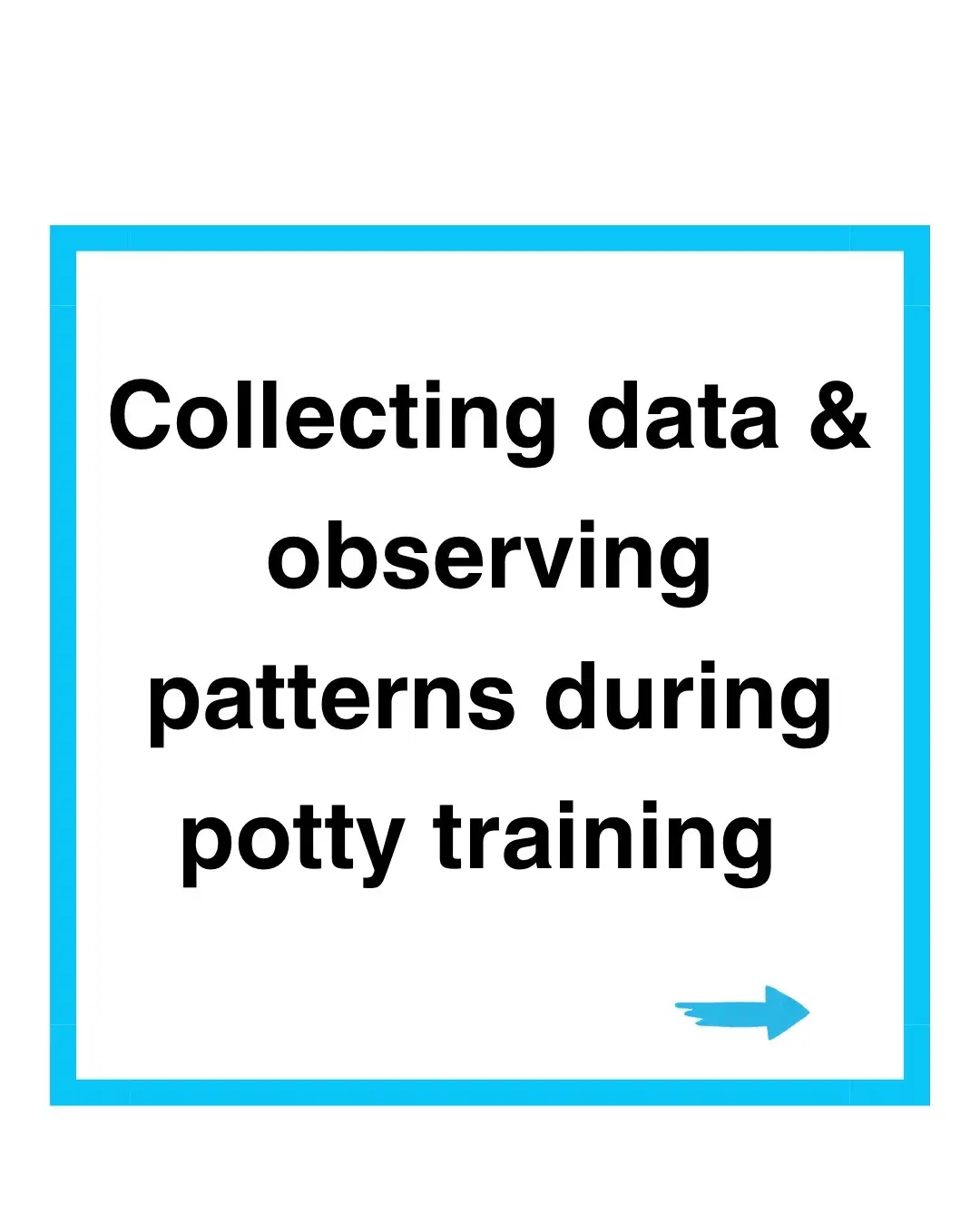 🚽✨Collecting data is the very first step in potty training. Every child’s patterns and behaviors tell a story.  When you pay attention, you can tailor the routine to fit their needs and make the process easier. Though my method is strongly advised, it is okay to bend the rules a little bit. If your child needs more support, change it. That is exactly why you are observing them…so they feel comfortable.  If your child is capable of performing the full routine exactly as I teach it in my program, that is completely fine too. The key is staying consistent and dedicated.