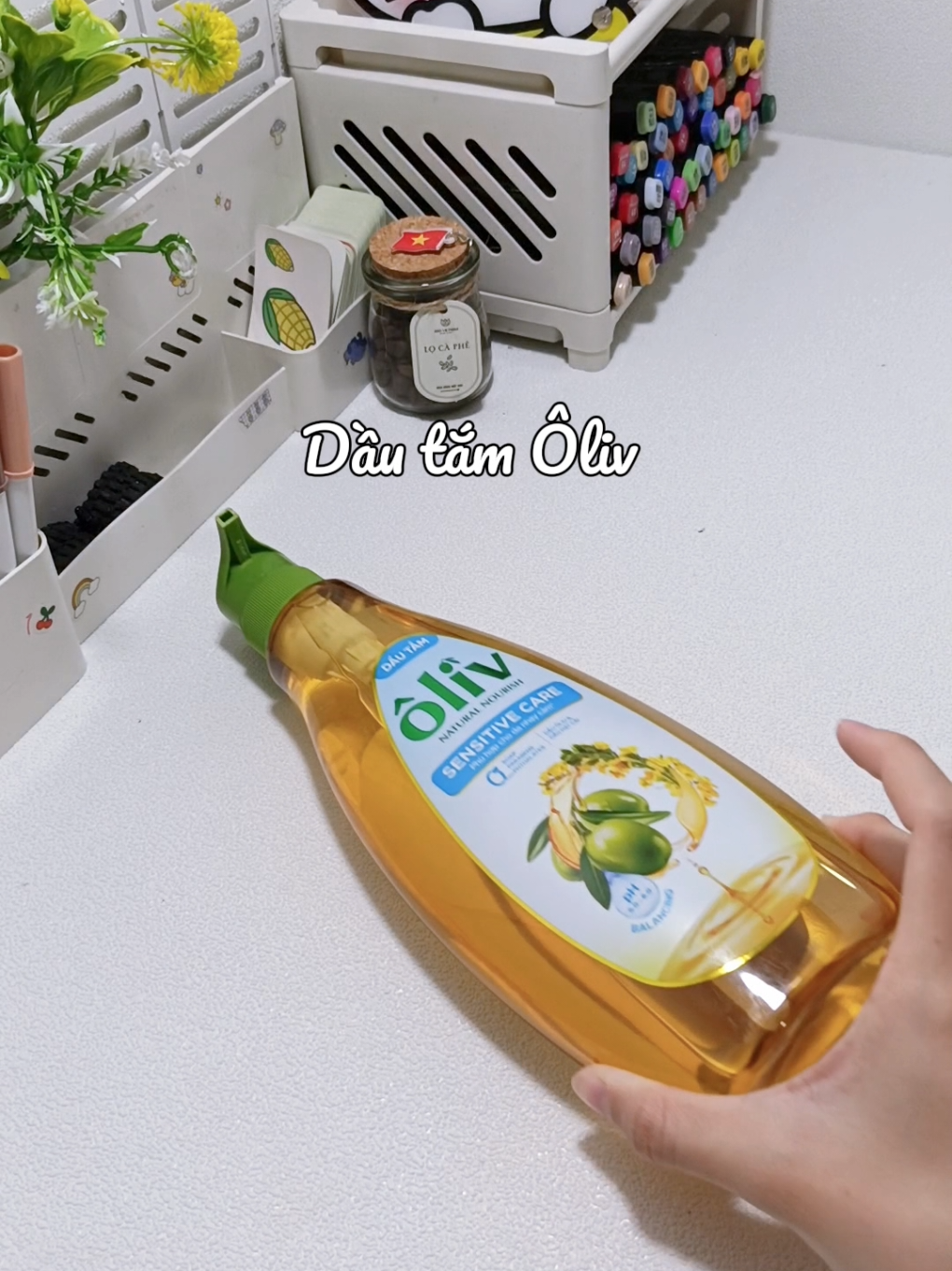 Dầu tắm Ôliv  #dautam #nhuhoasachsau #3xduongam #dautamoliv #oliv 