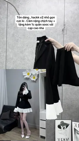 Sét Vest Phối Ly Trắng Em Có Bán Nha#macxinhmoingay #xuhuong #vaythietke #setvest 