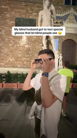 This was amazing!! These glasses are still in the prototype phase (they are called Luna glasses) but we were extremely impressed!! @Luna #blind #disabilitytiktok 