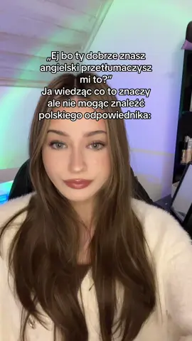 Też masz czasem tak, że znasz znaczenie angielskiego słowa, ale w głowie nie ma idealnego polskiego odpowiednika? 😅 Zostań ze mną po więcej takich treści – będzie ciekawie i bez nudy! #foryou #tiktokpolska #viral #trend #fyp 
