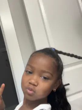 While I struggle to braid her hair she vlogs!! 😂 #toddlersoftiktok #morningroutine #kpopdemonhunters #foryoupage 