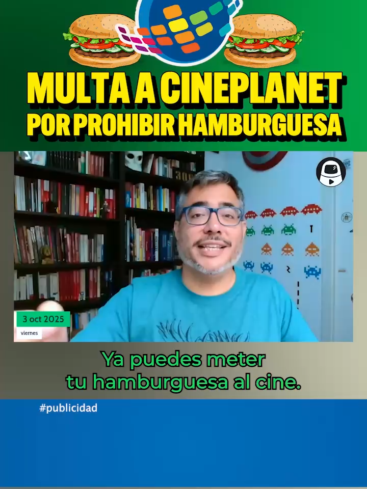 🍔¡Sandwich es sandwich! Ya podrás entrar con tu hamburguesa al cine #LaEncerrona #marcosifuentes #noticiasperu #cineplanet #cine