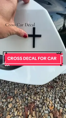 Car decal. A beautiful cross to add to your car. #fyp #ticktockshopfalldealsforyou #musthave #cross #cardecal 