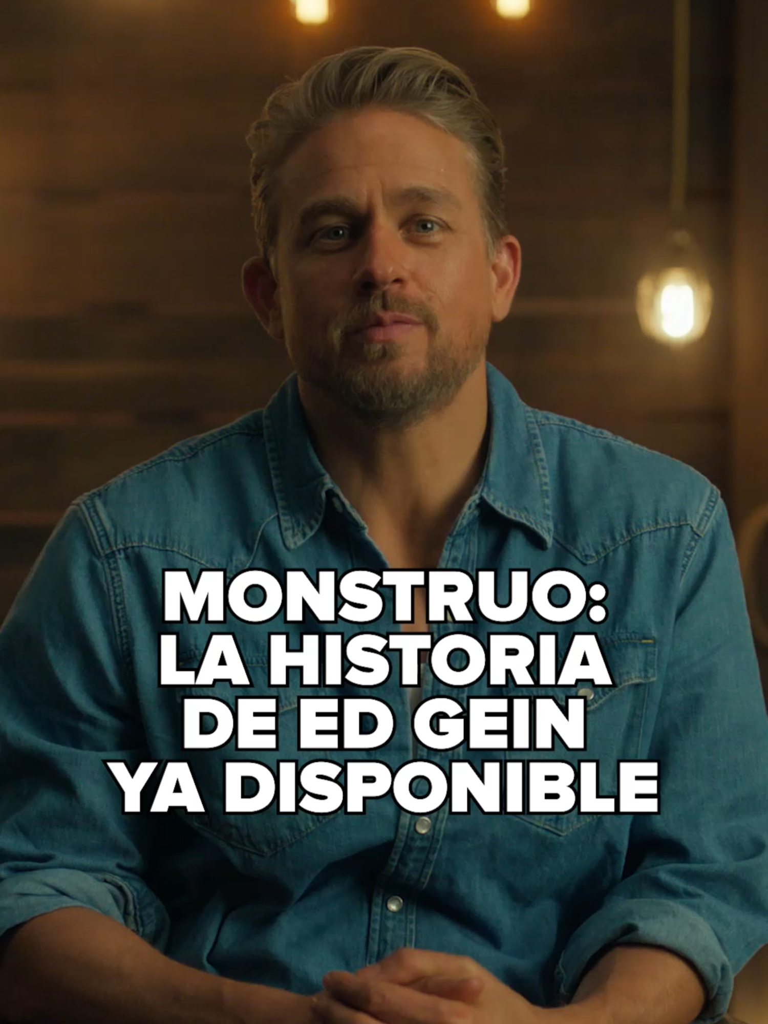 #CharlieHunnam dijo ARGENTINA y me conquistó 👀 #Monstruo: La historia de Ed Gein ya está disponible en #Netflix.