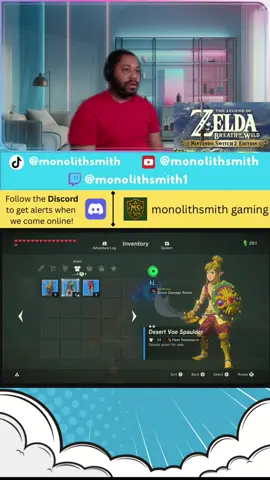 Preparing for the fight #gaming #challenge #straightsword #noarrows #legendofzelda #breathofthewild