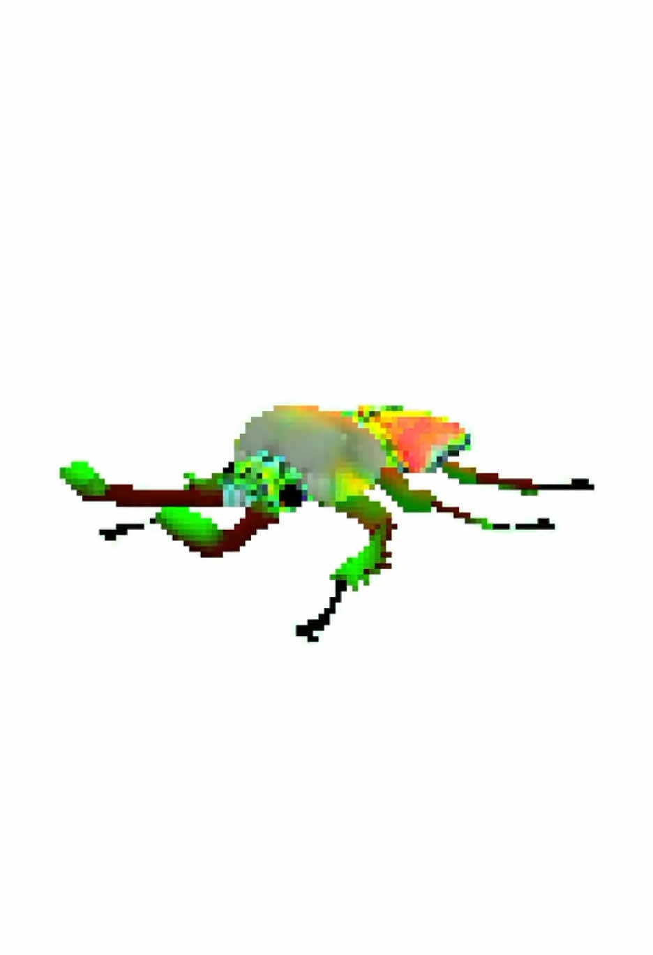 Bug Bytes Episode 1: Rainbow Stag Beetle #insects #beetle #lowpoly #3danimation #blender