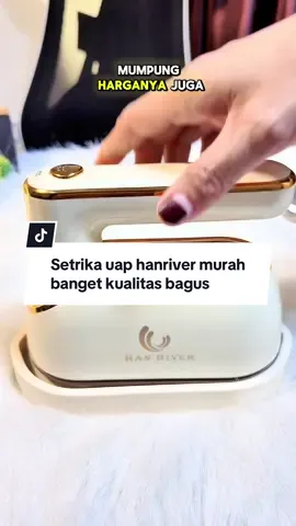 Sereika uap hanriver murah banget guys kualitas juga oke banget ngga akan nyesel kalian beli ini yuk lah di CO gaskeun🔥👍💕#setrikauap #hanriver #gajiansale #promoguncang1010 