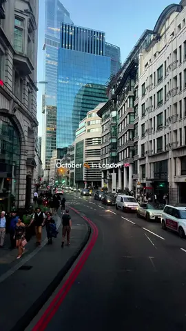 October 🍂 in London 🇬🇧  @Orleanova London life| Travel   #london #visitlondon #londonbridge #liverpoolstreet #londonvibes 