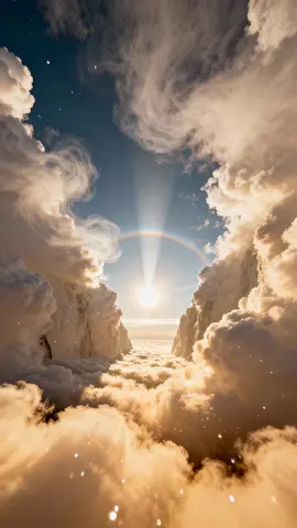 Floating in the Sky #clouds #aiart #ai #sky 