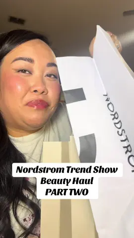 PART TWO of my @Nordstrom Beauty trend show haul! Sorry it’s so long I’m a yapper and this was the most condensing I could do 😂 ! I won a raffle! 😍 and it’s at the end! Grab and drink and a snack and watch in 2x 😂 #nordstrombeautytrendshow 